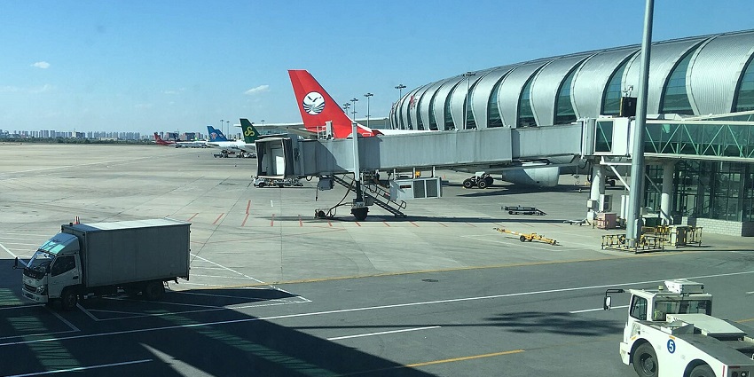 Image of the  Shenyang Taoxian International Airport, a cab or taxi from here makes the lake easily accessible