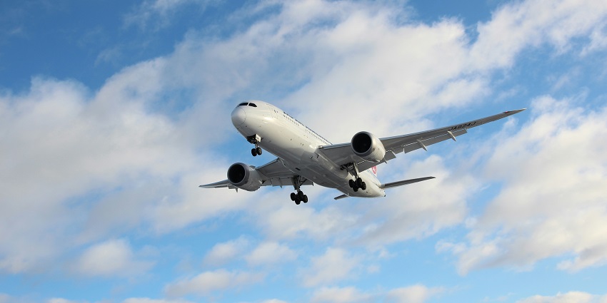 A view of an aeroplane, one of the most convenient and easiest ways to reach Khon Kaen.