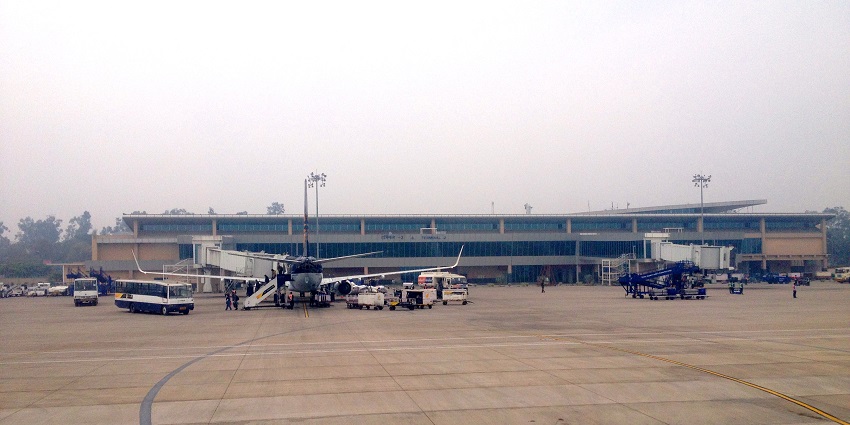 An image of the Lucknow Airport, nearest airport to Dudhwa National Park in Uttar Pradesh.