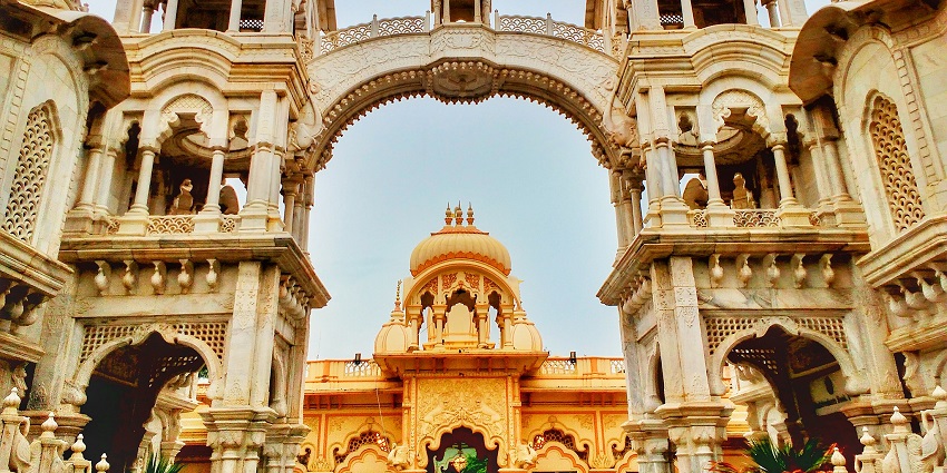 Seek peace and devotion at the calming ISKCON Faridabad.