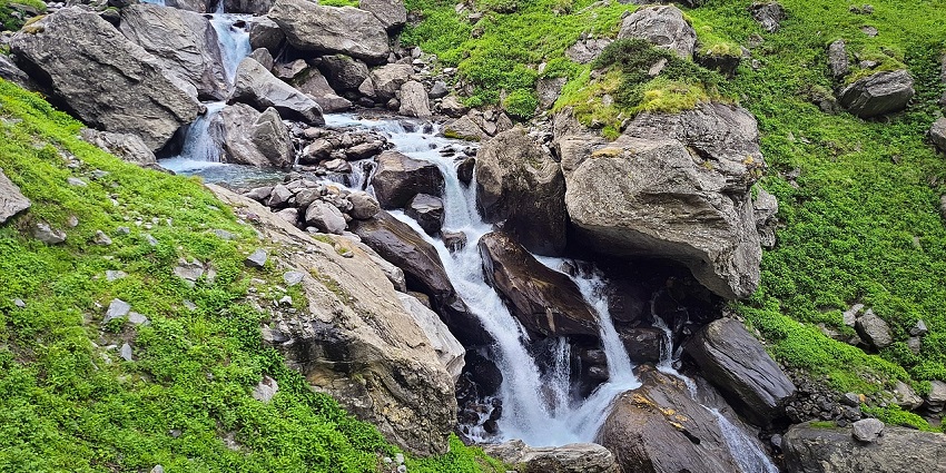 a trek resembling the Iguazu Falls Trek, one of the best waterfall treks in the world