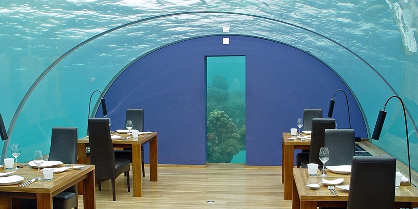 Experience Ithaa Undersea Restaurant’s unique dining with panoramic underwater views and the best food in Maldives.
