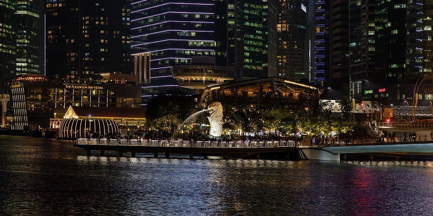 Jubilee Walk in Singapore commemorates the nation's 50th anniversary.
