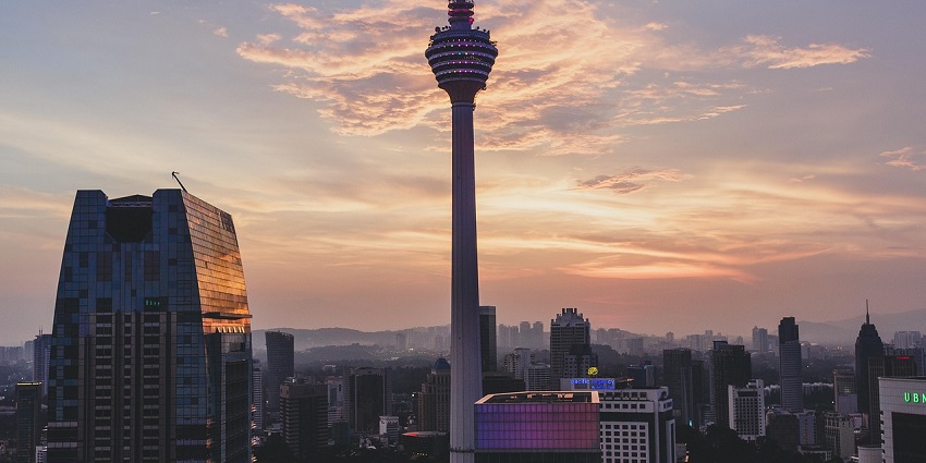 An image of the KL Tower, one of the best places to visit in Kuala Lumpur