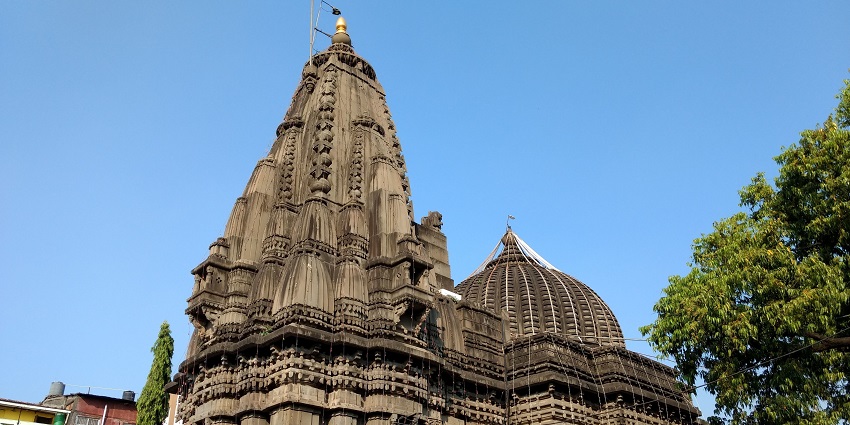 An image of Kalaram Temple in Maharashtra, a prominent religious monument in Nashik.