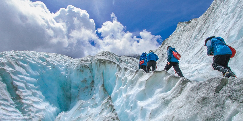 An image of the renowned Kanchenjunga Peak, one of the best spots for trekking in December.