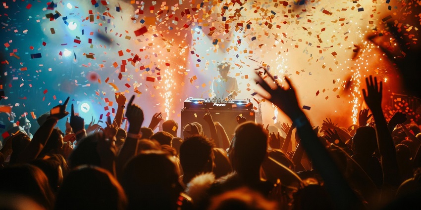 An image showing a party scene in a club similar to Karma Sutra.