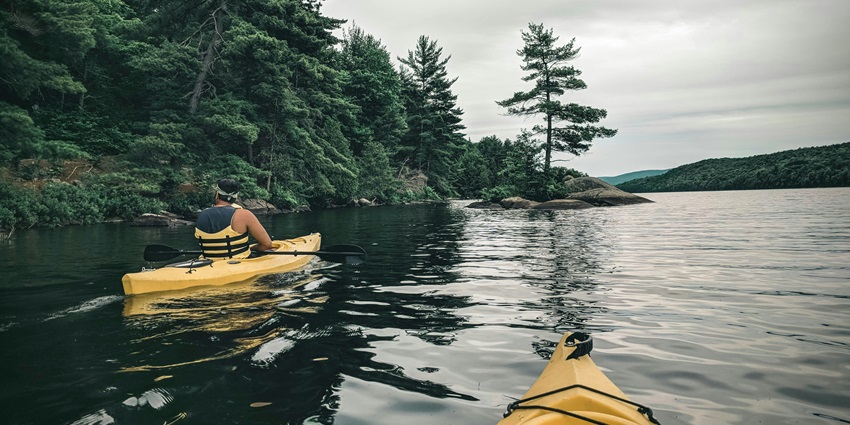 Paddle through crystal-clear waters with kayaking and stand-up paddleboarding at Redand Island