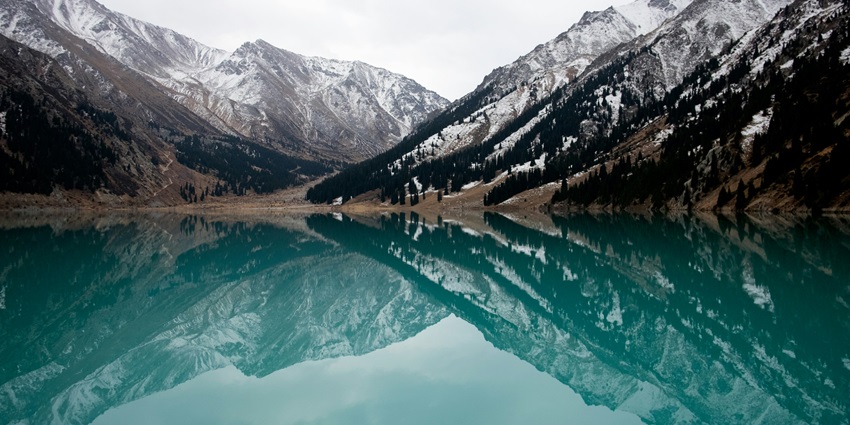The snowy peaks of Kazakhstan, one of the top places to visit without visa from India.