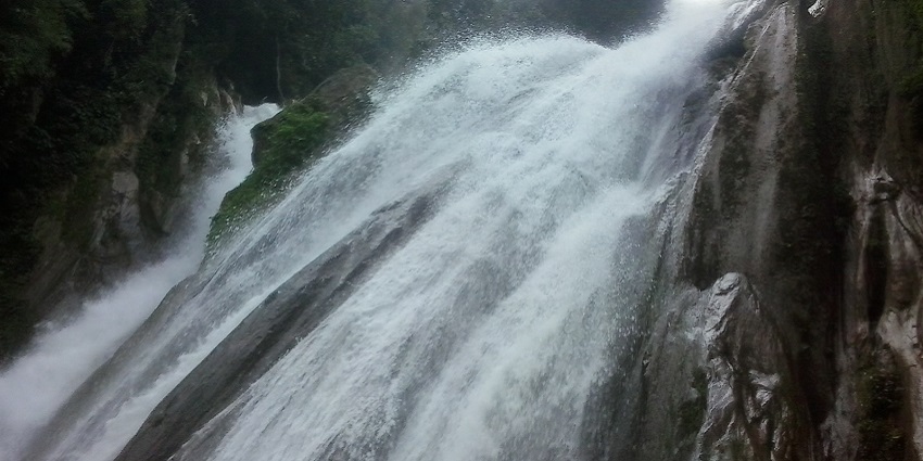 Kempty Falls, is a popular cascading waterfall near Bhadraj Temple.
