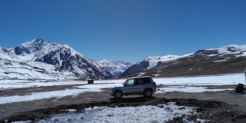 A view of Khunjerab National Park, one of the top places for snow leopard trekking.