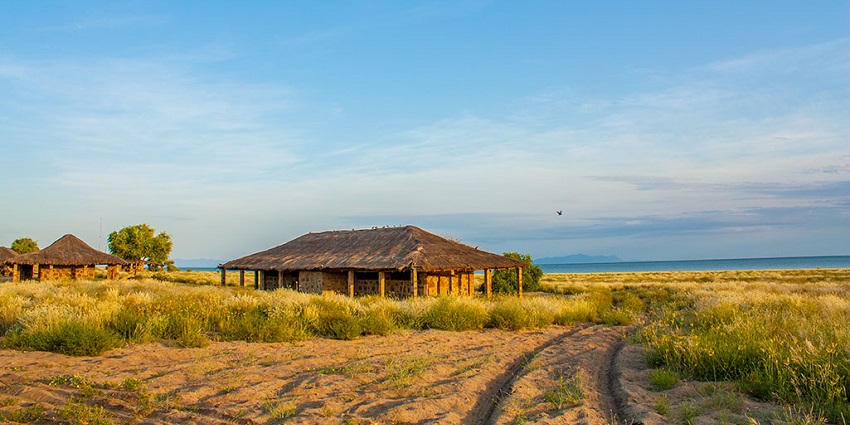 Koobi Fora headquarters, part of the National Museums of Kenya, near Lake Turkana
