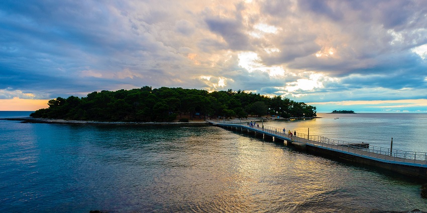 A famous naturist beach offering breathtaking Adriatic views and a relaxed atmosphere