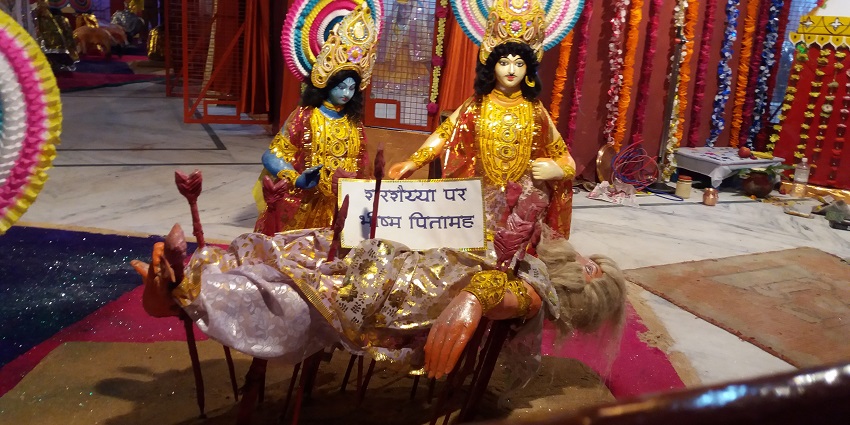 An image of the Krishna Janmashtami festival, one of the famous Hindu festivals in India.