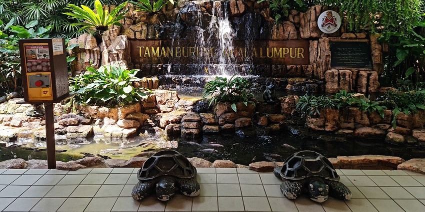 Entrance of the Kuala Lumpur Bird Park.