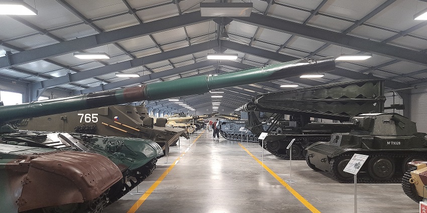 One of the most popular Kubinka Tank Museum showcasing a collection of Western vehicles