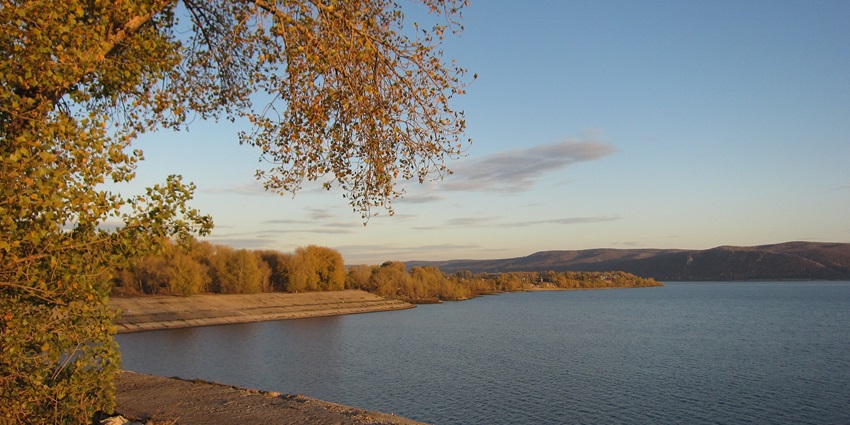 Image of Kuybyshev Reservoir - one of the largest lakes in Europe