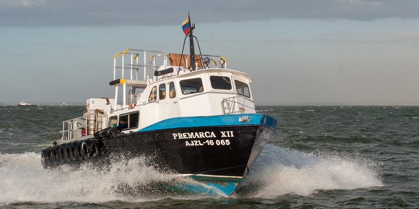 An image of a coastguard in Lake Maracaibo, with a scenic view all around.
