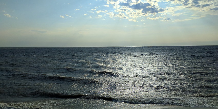 The view of one of the oldest lakes in the world, Lake Zaysan.