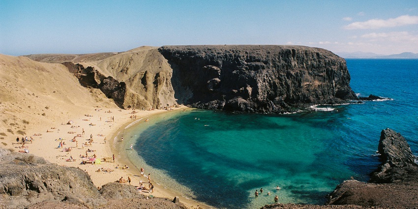 Witness Lanzarote’s otherworldly volcanic scenery and unique vineyards on black soil.
