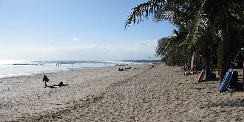 Surf the rolling waves or relax under the sun, among the best beaches in Seminyak, Bali.