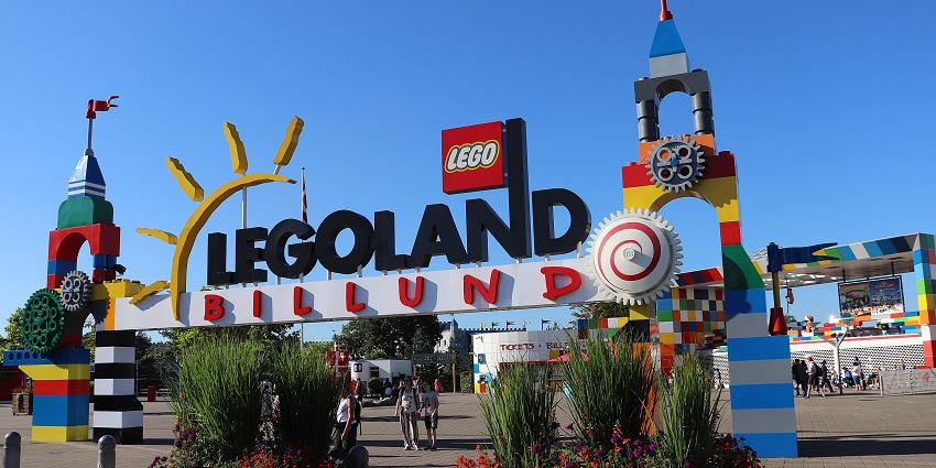 Families enjoy a fun-filled day at Legoland Billund, one of the top theme parks in Europe