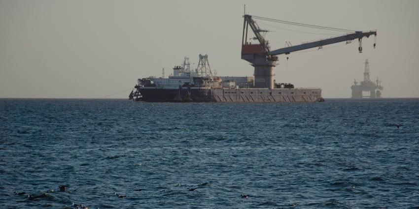 Caspian Sea, Largest Lake in the World, lies to the east of the Caucasus Mountains