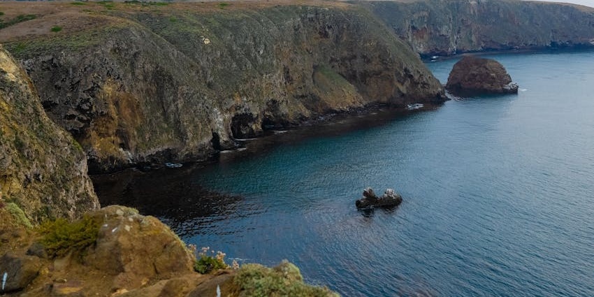 Majestic view of the rugged cliffs at Channel Islands National Park