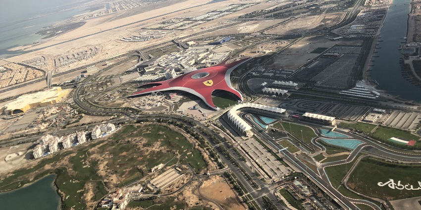 Ferrari World Abu Dhabi on Yas Island offers thrilling rides near Abu Dhabi and Dubai