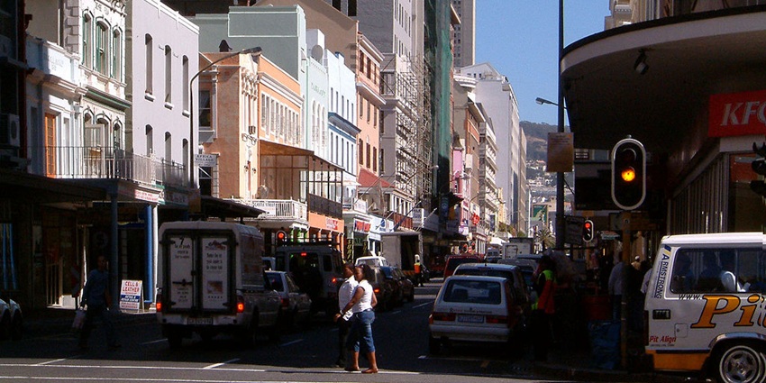 An image showing Long Street during the day, famous as a spot for shopping in Cape Town.