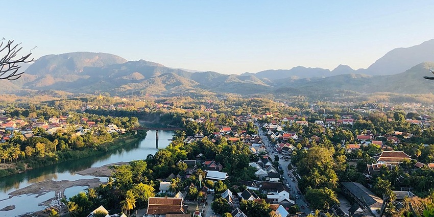 Overlooking Luang Prabang, Laos—a UNESCO treasure and ideal September escape in Asia