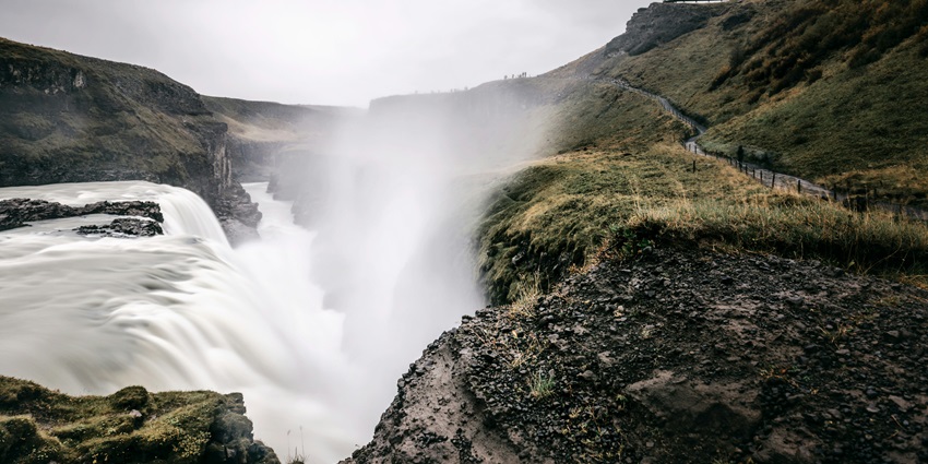 The wide, powerful waterfalls in Africa resemble a mini-Niagara in Zambia’s pristine wilderness.