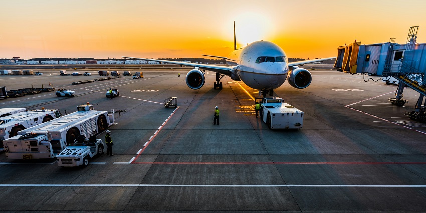 View of Luton Airport , one of the most renowned airports in London