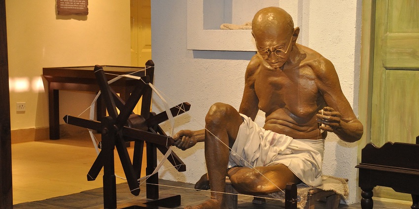 A glimpse of Mahatma Gandhi Museum which is one of the best museums in Rajkot.