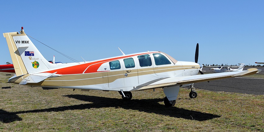 A view of an aircraft at the Maiana Airport, one of the top airports in Kiribati
