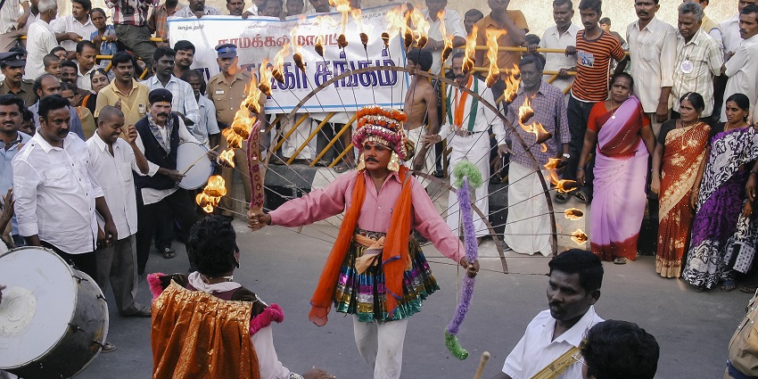 Pongal is one of the most vibrant festivals in January, celebrating harvest with joy