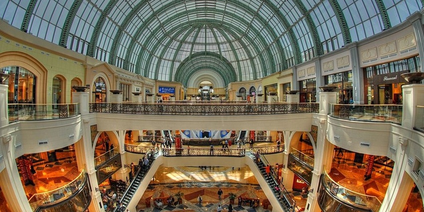 This massive mall has a mix of luxury labels like Christian Louboutin and midscale brands