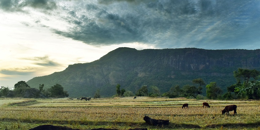 Manigala Rock, offers sweeping views of the Thelgamu Oya Valley and the surrounding peaks