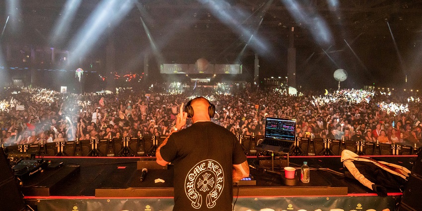Image of a dj playing at Margaritaville After Dark, one of the best places to experience Jamaica nightlife