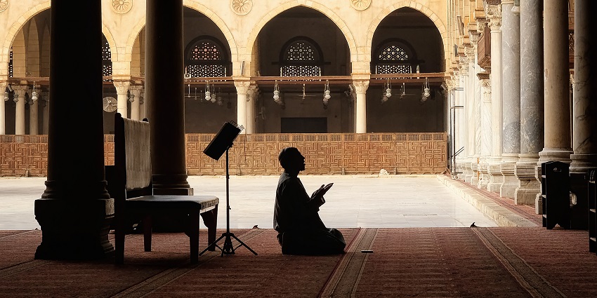 An image of the Historic holy mosque Masjid al-Rayah tied to the conquest of Mecca.