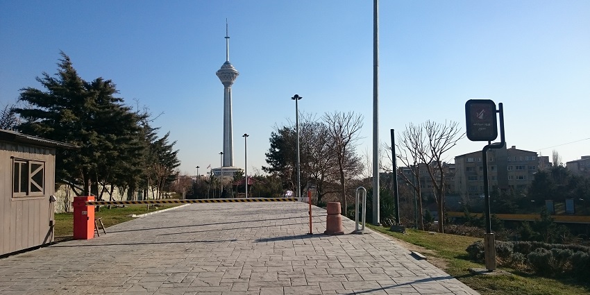 Milad Tower near The Iran Mall, biggest shopping mall in asia, with stunning city views