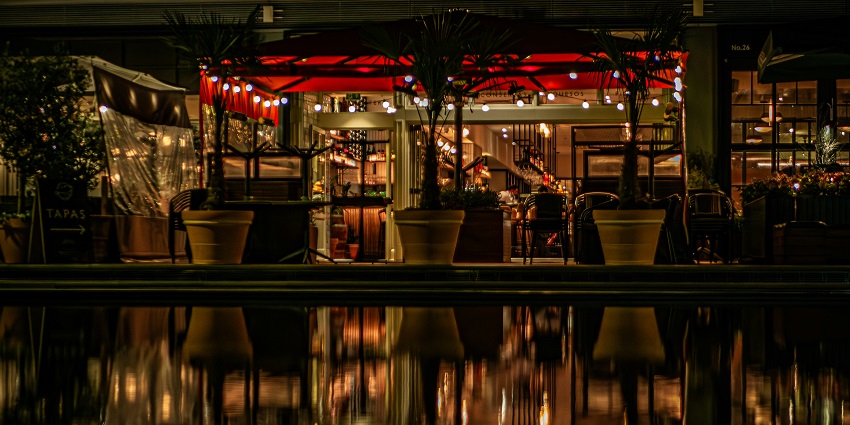 A peaceful beachside bar with soft lighting and cocktails, to experience the best of Rayong nightlife