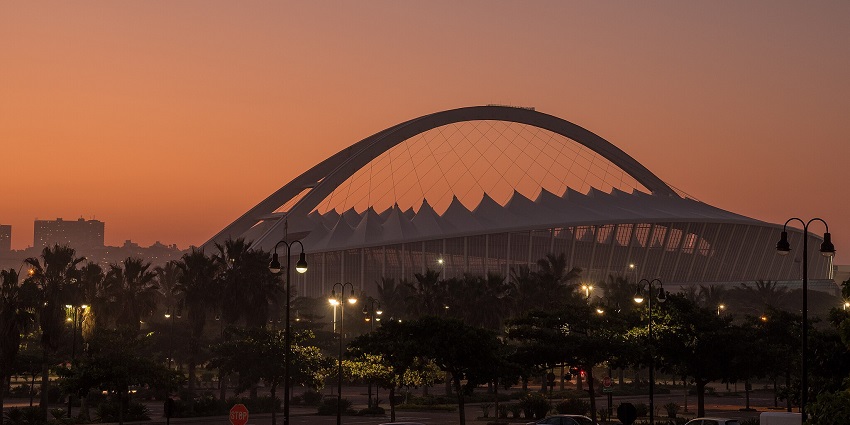 Image of Moses Mabhida Stadium in Durban, a popular destination near uShaka Marine World