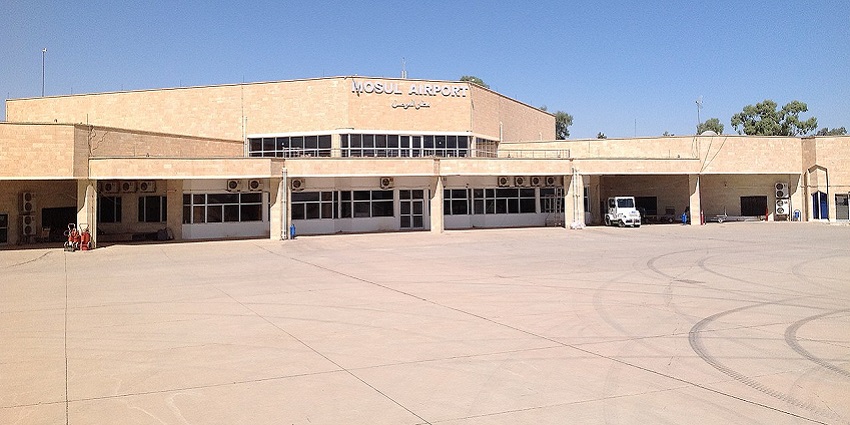 Mosul International Airport showcasing its architecture, one of the airports in Iraq.