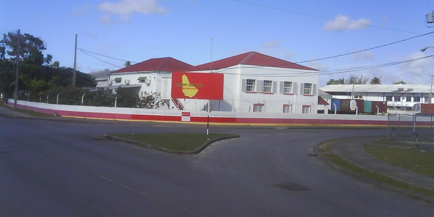 An image of the old Mount Gay Rum Distillery, where Barbados' renowned rum was born.