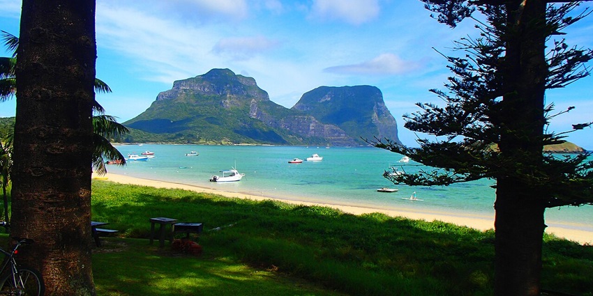 An image showing Mount Lidgebird and Mount Gower, the best place near Lord Howe Island.