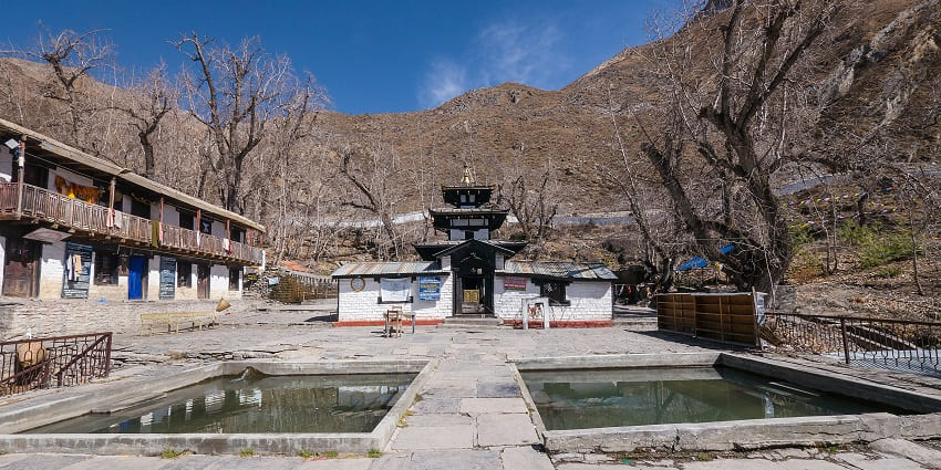 Muktinath Temple, Nepal, is a sacred pilgrimage site nestled in the Himalayas
