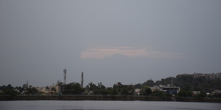 An image of a lake with a large water body that is similar to Munshi Hussain Khan Talab