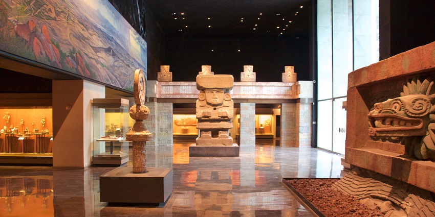 An image of the Museo Nacional de Antropología, one of the best places to visit in Mexico.