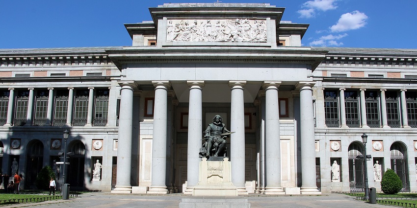 An image of the Museo Nacional del Prado, one of the best heritage museums to visit in Spain.